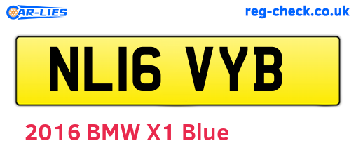 NL16VYB are the vehicle registration plates.