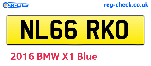 NL66RKO are the vehicle registration plates.