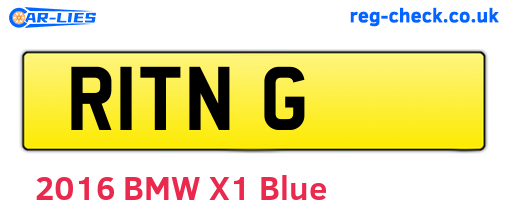 R1TNG are the vehicle registration plates.