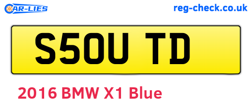 S50UTD are the vehicle registration plates.