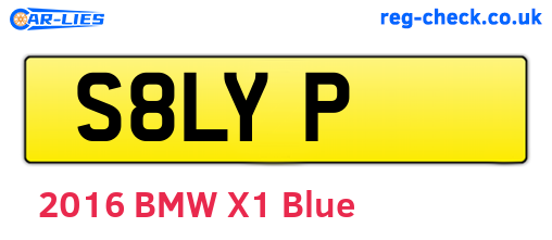 S8LYP are the vehicle registration plates.