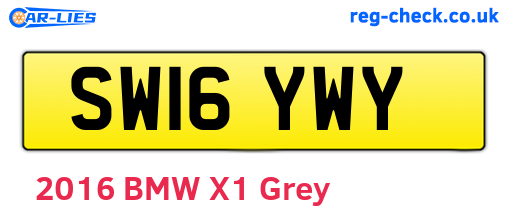 SW16YWY are the vehicle registration plates.