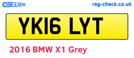 YK16LYT are the vehicle registration plates.