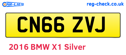CN66ZVJ are the vehicle registration plates.