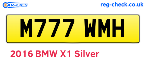 M777WMH are the vehicle registration plates.
