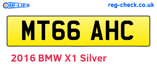 MT66AHC are the vehicle registration plates.