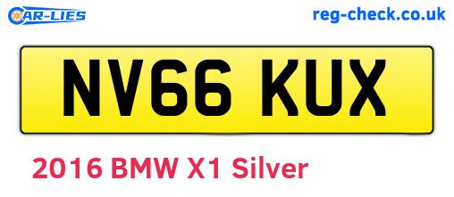 NV66KUX are the vehicle registration plates.