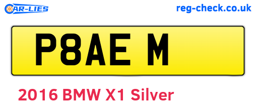 P8AEM are the vehicle registration plates.
