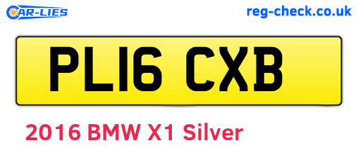 PL16CXB are the vehicle registration plates.