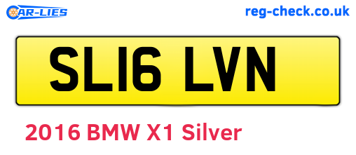 SL16LVN are the vehicle registration plates.