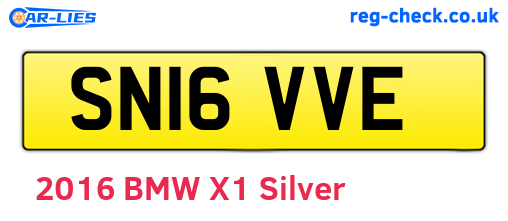 SN16VVE are the vehicle registration plates.