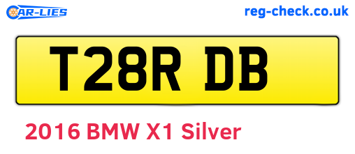 T28RDB are the vehicle registration plates.