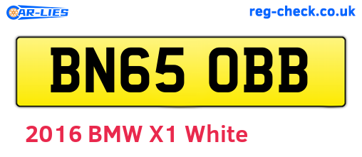 BN65OBB are the vehicle registration plates.