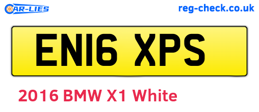 EN16XPS are the vehicle registration plates.