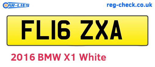 FL16ZXA are the vehicle registration plates.