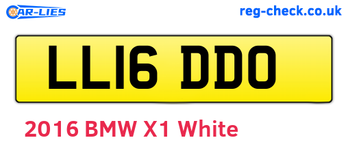 LL16DDO are the vehicle registration plates.