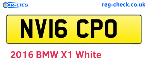 NV16CPO are the vehicle registration plates.