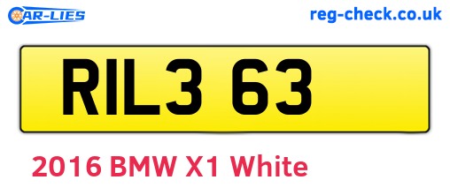 RIL363 are the vehicle registration plates.