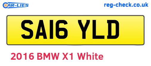 SA16YLD are the vehicle registration plates.