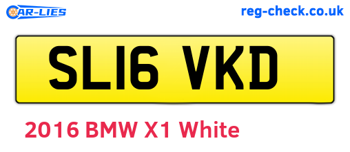 SL16VKD are the vehicle registration plates.