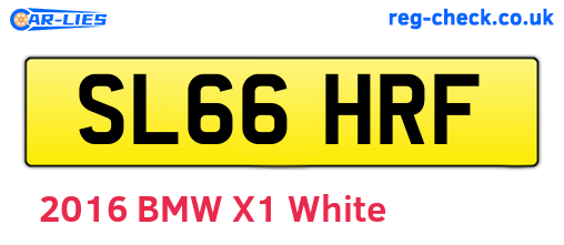 SL66HRF are the vehicle registration plates.