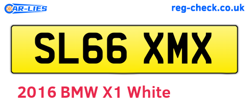 SL66XMX are the vehicle registration plates.