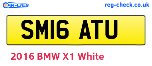 SM16ATU are the vehicle registration plates.