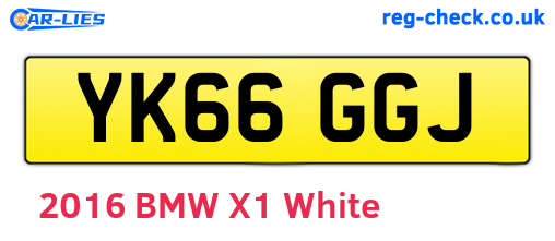 YK66GGJ are the vehicle registration plates.