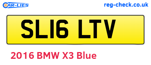 SL16LTV are the vehicle registration plates.