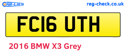 FC16UTH are the vehicle registration plates.