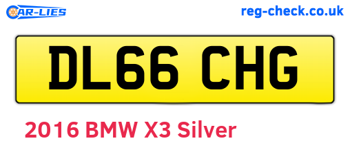 DL66CHG are the vehicle registration plates.