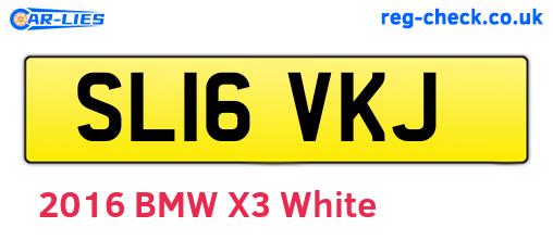 SL16VKJ are the vehicle registration plates.