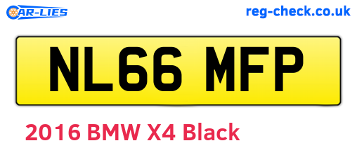 NL66MFP are the vehicle registration plates.