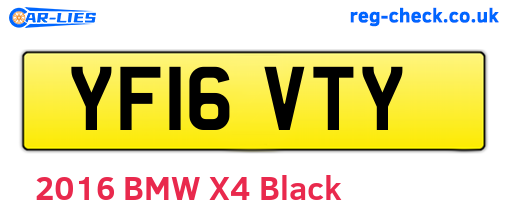 YF16VTY are the vehicle registration plates.