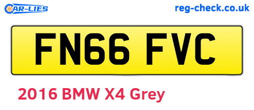 FN66FVC are the vehicle registration plates.