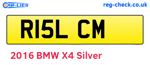 R15LCM are the vehicle registration plates.