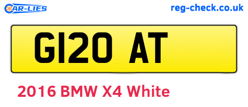 G12OAT are the vehicle registration plates.