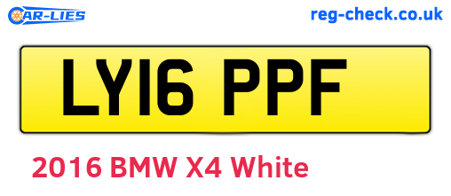 LY16PPF are the vehicle registration plates.