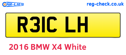 R31CLH are the vehicle registration plates.