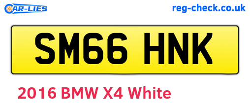 SM66HNK are the vehicle registration plates.
