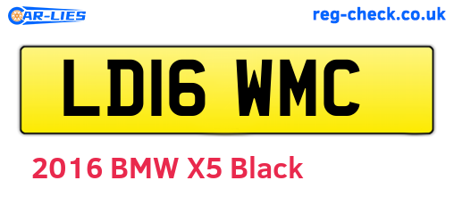 LD16WMC are the vehicle registration plates.