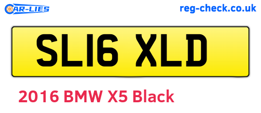 SL16XLD are the vehicle registration plates.