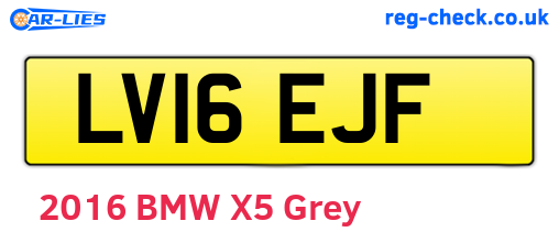 LV16EJF are the vehicle registration plates.