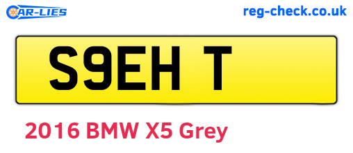 S9EHT are the vehicle registration plates.
