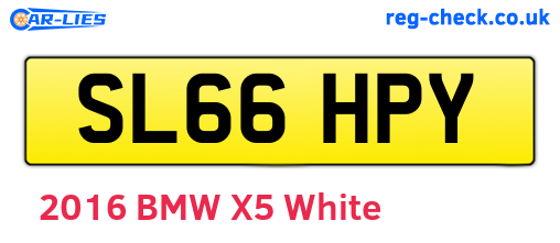 SL66HPY are the vehicle registration plates.