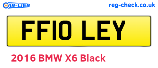 FF10LEY are the vehicle registration plates.