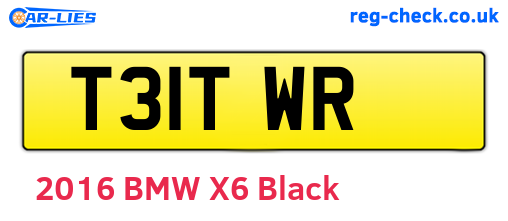 T31TWR are the vehicle registration plates.