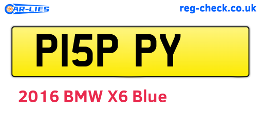 P15PPY are the vehicle registration plates.