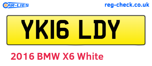 YK16LDY are the vehicle registration plates.