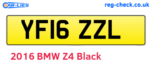 YF16ZZL are the vehicle registration plates.